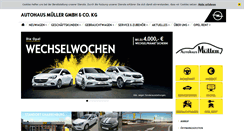Desktop Screenshot of opel-mueller.de